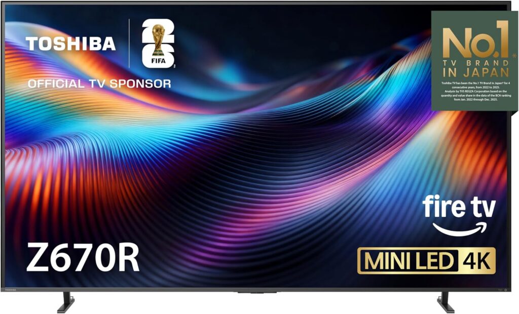 Toshiba 100-Inch Z670 Series Mini-LED 4K Smart Fire TV Review (2026): Is This the Best 100-Inch TV for Sports and Gaming?